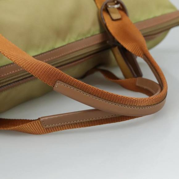 Beige Re-nylon Prada Demi-lune Shoulder Bag | italist  PRADA Hand Bag Nylon Beige Auth bs21036